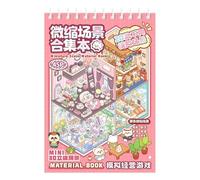 3D Stickers Scene, Autocollants de maison 3D à faire soi-même, Fabrique à Stickers 3D, DIYs 3D House Stickers, Autocollants amusants pour le stress - Passer le temps