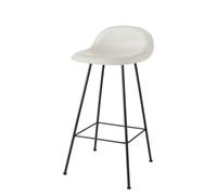 3D Tabouret de bar 65 Plastique Alabaster White - Patins en plastique Gubi - 5715015970822
