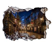 3D Wall Smash V203 Sticker mural autocollant Taille L 1000 mm x 600 mm Stickers Muraux 3D fenêtre XXL Autocollants DIY Poster Vinyle Papier Peint Wall Stickers Chambre Enfant Bébé Garçon Decoration
