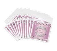 3drose GC 33054 2 6 x 15,2 cm "Sweet 16 Party" carte de vœux d'invitation (lot de 12)