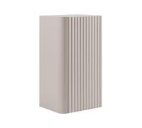 3E 3xE living.com Meuble de Salle de Bains Suspendu, Demi-Colonne avec Porte, 3 étagères, Cachemire, 35 x 68 x 30 cm