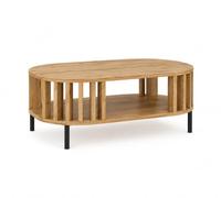 3E 3xE living.com Table Basse, Chêne Wotan, 68 x 38 x 68 cm