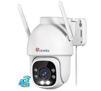 3G/4G LTE Caméra de Surveillance 4MP avec Carte SIM ,Détection Humaine ,Suivi Auto,Image couleur 30M,Audio Bidirectionnel, IP66