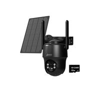 ANRAN 3G/4G LTE Caméra de Surveillance Extérieure+Panneau Solaire, 2K Camera Batterie sans Fil ,Carte SIM+32Go Carte SD, G1 Noir