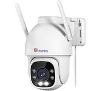3G/4G LTE Caméra Surveillance Ctronics 4MP avec Carte Sim, PTZ Détection Humaine, Suivi Automatique, Vision Nocturne Couleur 30M, Audio Bidirectionnel, IP66 G
