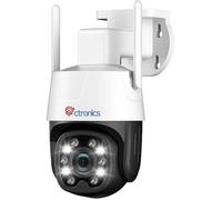 3G/4G LTE Caméra Surveillance Extérieure PTZ Caméra IP avec Carte SIM Incluse 355°90°Rotation Vision Nocturne Couleur Détection