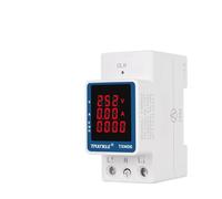 3IN1 AC 110V 220V 100A Voltage Current KWH Monitor Meter 99999.9KWH VOLT AMP Voltmeter Ammeter Din Rail AUOQKQUT