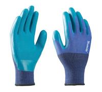 3Kamido Gants de jardin Garden Touch, renforcés et imperméables ils sont fabriqués en latex texturé robuste et conviennent au jardinage, au montage de meubles, et aux travaux ménagers (1 Paire, 10")
