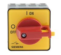 3LD2022-0TK13 | SIEMENS ESTOP SWITCH 3P R/Y KNB 16A 4HOLE DOOR