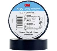 3M 165BK8E Ruban isolant noir (L x l) 20 m x 25 mm