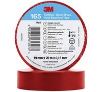 3M 165RD5E Ruban isolant rouge (L x l) 20 m x 19 mm
