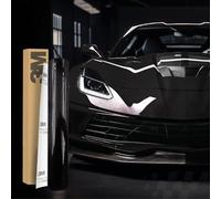 3M 2080 Film de wrapping de voiture - 30 x 152 cm - Film autocollant pour voiture, moto, bateau - Film de protection de peinture 3D avec canaux d'air pour l'application (GP282 Ember Black)