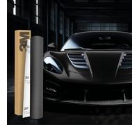 3M 2080 Film de wrapping de voiture auto-adhésif - 30 x 152 cm - Film de protection de peinture 3D - Avec canaux d'air - Pour voiture, moto et bateau (DM12 Dead Mat Noir)