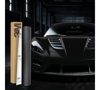 3M 2080 Film d'habillage automobile - 30 x 152 cm - Film autocollant de protection de peinture pour voiture, moto, bateau - 3D - Avec canaux d'air - Pour l'habillage (M22 noir profond mat)