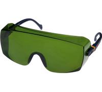3M 2805 Lunettes de protection AS/UV, PC, teintées en vert, réglables, idéales comme surlunettes pour les porteurs de lunettes, IR 5.0 - convient pour le soudage autogène et le brasage fort x1 morceau