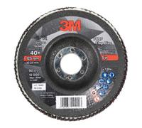 3M 3M Disqueà lamelles 769F, plateau en fibre de verre Oblique,⌀ 125 mm, Grain: 60 Quantité:1