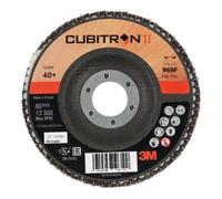 3M 3M Disqueà lamelles 969F Cubitron II, plateau en fibre de verre Oblique,⌀ 115 mm, Grain: 60 Quantité:1