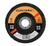 3M 3M Disqueà lamelles 969F Cubitron II, plateau en fibre de verre plat,⌀ 115 mm, Grain: 60 Quantité:1