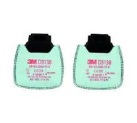 3M 3M Filtre à particules D3138, P3R avec charbon actif Quantité:2