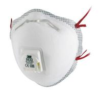 3M 3M Masque de protection respiratoire 8833, FFP3 R D Quantité:10
