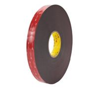 3M 3M Ruban adhésif VHB, Noir, Largeurxlongueur: 19X8 mmxm Quantité:1