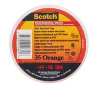 3M Scotch 35 Vinyl ruban électrique isolant, orange, 19 mm x 20 m, 0,18 mm x20 morceau