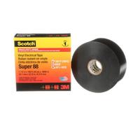 3M Ruban isolant électrique Scotch Super 88 38 mm x 33 m Noir 0,22 mm 1 pièce