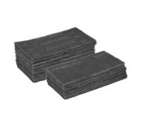3M 3M SCOTCH -BRITE Tampons en nylon, jeu de 25 pièces Durable Flex, 114x228 mm, Structure du nylon: 1000 Quantité:25