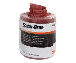 3M 3M SCOTCH -BRITE Tampons en nylon, rouleau de 60 tampons Durable Flex, 100x200 mm, Structure du nylon: 1000 Quantité:60