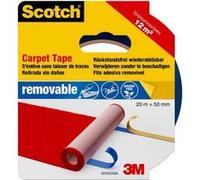 Scotch Ruban adhésif détachable pour tapis 42032050 50 mm x 20 m Bleu