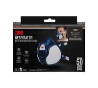 3M 4251+ Masque de protection respiratoire FFA1P2RD contre les gaz et les vapeurs organiques ainsi que les particules jusqu'à 10 fois la valeur limite x4 morceau