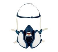 3M 4255+ Masque de protection respiratoire FFA2P3RD contre les gaz et les vapeurs organiques et les particules jusqu'à 30 fois la valeur limite x1 morceau