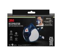 3M™4279+ - Anti-Gaz et Vapeurs Organiques, Inorganiques, Acides et Ammoniac ABEK1 - Anti-Poussières P3 ABEK1-P3