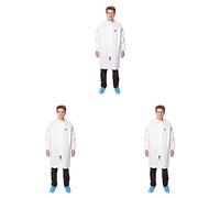 3M 4440-L Blouse de laboratoire, Blanc, L (Lot de 3)