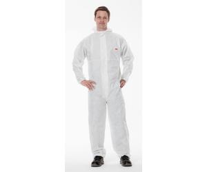 3M 4515W Combinaison de protection, blanc, TYPE 5/6, taille L, matériel SMMS peu pelucheux, finition élastique x1 morceau