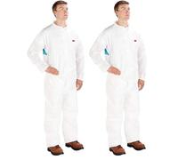 3M 4520M Combinaison de Protection, Type 5/6, Taille M, Blanc/Vert (Lot de 2)