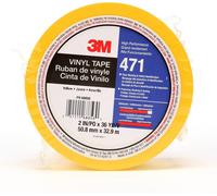 3M Ruban adhésif PVC souple 471 F Jaune 50 mm x 33 m 0,13 mm emballage individuel
