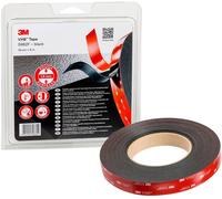 3M 3M Ruban adhésif VHB, Noir, Largeurxlongueur: 19X8 mmxm Quantité:1