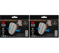 3M 6055 Cartouche filtrante active, 1 Unité (Lot de 2), Assorted