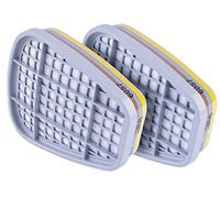 3M 6057 ABE1 Lot de 2 filtres à gaz/vapeurs 6000 Series Demi-masque respiratoire