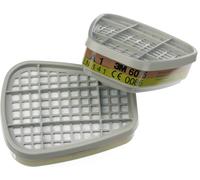 3M 6075 A1 + Formaldéhyde Filtre contre les gaz et vapeurs organiques et le formaldéhyde x2 morceau