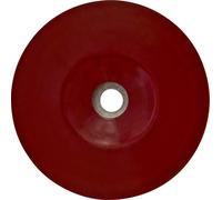 3M 64857 Plateau de support haute performance 3M, plat, rouge, 115 mm, M14, flexible Diamètre 115 mm