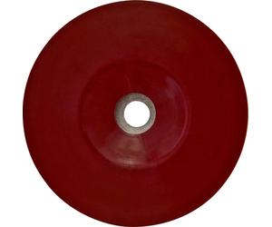 3M 64858 Plateau de support haute performance 3M, plat, rouge, 125 mm, M14, flexible Diamètre 125 mm