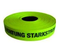 3M ruban de signalisation de tracé 'Attention câble à courant fort', 40 mm x 250 m, 0,15 mm x5 morceau
