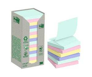 3m 7100259446 Post-It Carré Multicolore 100 Feuilles Auto-Adhésif