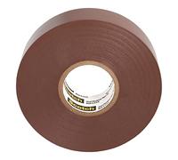 3M Ruban isolant Scotch 35 SCOTCH35-19X20BR 19 mm x 20 m résine caoutchouc Marron