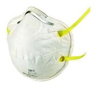 3m 8710 lot de 3 masques respiratoires filtrant coque sans soupape contre particules inerte G