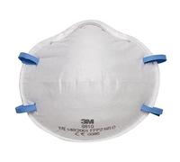 3M 8810 Lot de 3 Masques respiratoires filtrant coque sans soupape contre particules irritantes