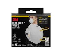3M™Lot de 3 Masques Anti-Poussières Avec Valve FFP1