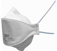 3M 9320+ Aura Masque de protection respiratoire FFP2, jusqu'à 10 fois la valeur limite (emballage individuel hygiénique) x20 morceau